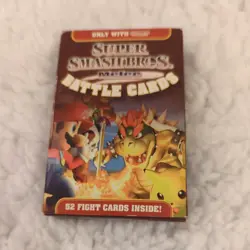 Super Smash Bros Mele Battle Cards 52 Fighting Cards RARE Complete Nintendo - Image 1