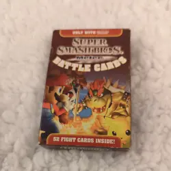 Super Smash Bros Mele Battle Cards 52 Fighting Cards RARE Complete Nintendo - Image 2