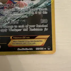 Gyarados EX Full Art Secret Rare Holo Pokemon Card Breakpoint 123/122 - Image 4