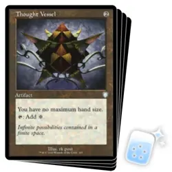 THOUGHT VESSEL X4 The Brothers' War: Commander Magic MTG MINT CARD - Image 1