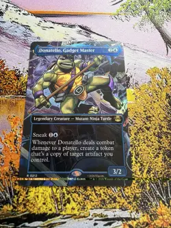 Donatello, Gadget Master - Foil - Borderless Teenage Mutant Ninja Turtles MTG - Image 1
