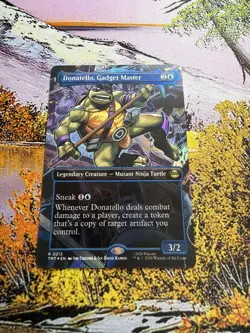 Donatello, Gadget Master - Foil - Borderless Teenage Mutant Ninja Turtles MTG - Image 4