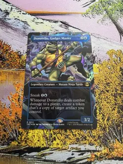 Donatello, Gadget Master - Foil - Borderless Teenage Mutant Ninja Turtles MTG - Image 5