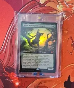 Nissa, Resurgent Animist (Extended Art Foil) - MAT - Mythic MTG Magic Pack fresh - Image 1