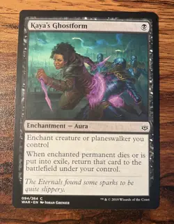 1X MTG Kaya's Ghostform War of the Spark Regular Common NM X1 - Image 1
