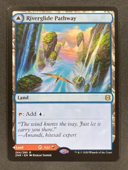 MTG Magic the Gathering Riverglide Pathway (264/493) Zendikar Rising NM - Image 1
