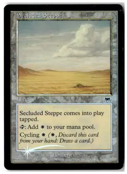 MTG Foil Secluded Steppe - Onslaught Heavily Played English - Image 1