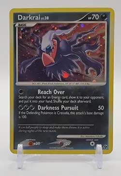 NM-LP TCG Pokemon Darkrai LV.38 3/106 Holo Rare Great Encounters - Image 1