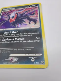 NM-LP TCG Pokemon Darkrai LV.38 3/106 Holo Rare Great Encounters - Image 5