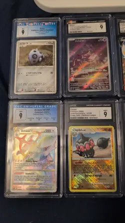 Pokemon Lot of 10 Cgc 9 Slabs - Ivysaur Gengar jynx arceus aaron claydol - Image 2