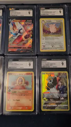 Pokemon Lot of 10 Cgc 9 Slabs - Ivysaur Gengar jynx arceus aaron claydol - Image 3