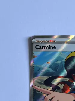 Carmine 204 / 167 Pokemon Twilight Masquerade 2024 Near Mint Ultra Rare Holo - Image 5