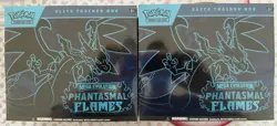 Phantasmal Flames Elite Trainer Box X2 ETB Pair NEW SEALED - Pokemon TCG - Image 1