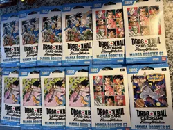 Dragon Ball Super Card Game Manga Booster 02 Sleeved Booster Packs Lot Of 12 - Image 1