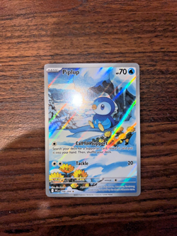 Piplup 098/094 Me02: Phantasmal Flames Holo Pokemon TCG Card - Image 1