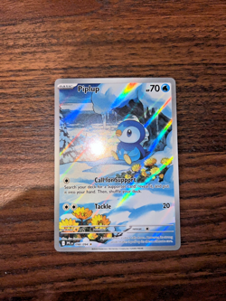 Piplup 098/094 Me02: Phantasmal Flames Holo Pokemon TCG Card - Image 2