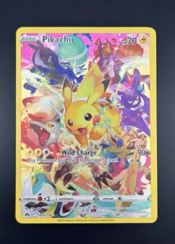 Pokemon Pikachu #160/159 Crown Zenith Set Full Art Holo Card - Image 1