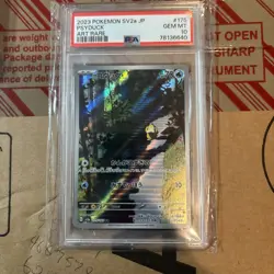 PSA 10 PSYDUCK 175/165 2023 POKEMON 151 JAPANESE SV2A ART RARE MINT GRADED CARD - Image 1