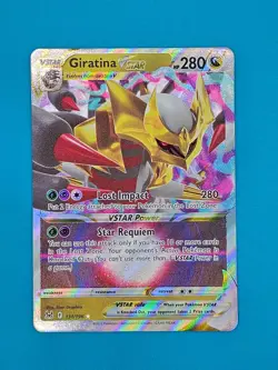 Giratina VSTAR - 131/196 Sword & Shield Lost Origin Pokemon Ultra Rare Card NM - Image 2