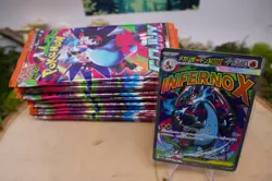 30 packs Japanese Inferno X factory sealed + Japanese Mega Charizard X Ex card! - Image 3