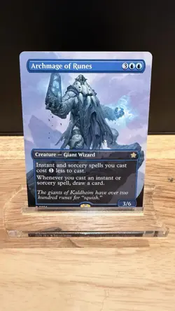 Archmage of Runes (Borderless) Foundations Regular - Image 1