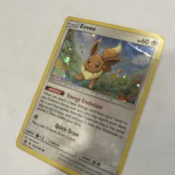 2018 Pokemon Eevee 101a/149 Sun & Moon Cosmos Holo Rare - Image 4