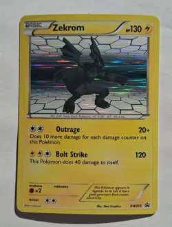 Pokemon - Zekrom - Black & White Promo BW005 - Holo - LP - Image 1