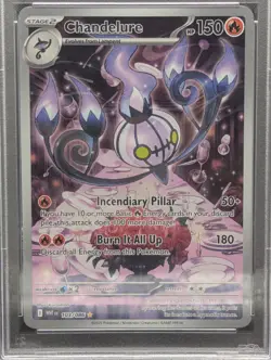 Pokemon TCG Chandelure Illustration Rare - White Flare 103/086 - PSA 10 - Image 2