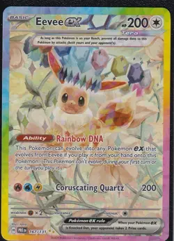 Pokemon Prismatic Evolutions - 167/131 Eevee ex - SIR - NM/M - Image 2