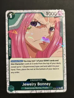 Jewelry Bonney Pirate Foil ST02-007 PRB-02 The Best Vol 2 One Piece TCG NM - Image 1