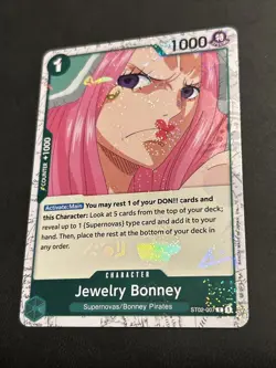 Jewelry Bonney Pirate Foil ST02-007 PRB-02 The Best Vol 2 One Piece TCG NM - Image 4