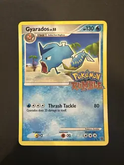Pokemon TCG Gyarados LV. 55 6/16 Rumble Promo Card 2009 - Image 1