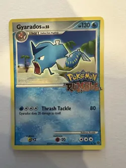 Pokemon TCG Gyarados LV. 55 6/16 Rumble Promo Card 2009 - Image 3