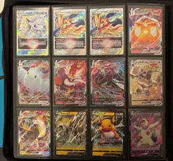 125+ SWSH and SV Pokemon Card Lot - VSTAR, VMax, V, EX, Mega EX, Holo, Shiny - Image 1