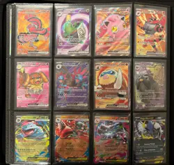 125+ SWSH and SV Pokemon Card Lot - VSTAR, VMax, V, EX, Mega EX, Holo, Shiny - Image 5