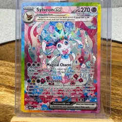 Sylveon EX Prismatic Evolutions 156/131 Special Illustration Pokemon Card - Image 1