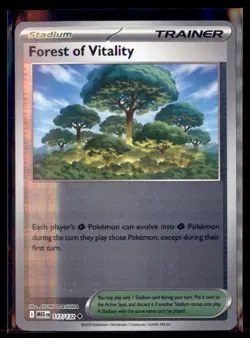 Pokemon Forest of Vitality ME01: Mega Evolution 117/132 Reverse Holo 3 Card Lot - Image 1