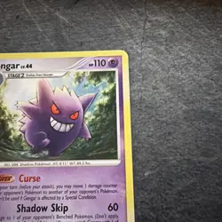 Pokemon Gengar 16/99 Arceus Rare Regular Stage 2 110HP 2009 Card - Image 4