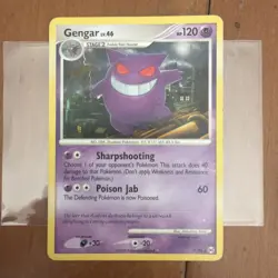 Pokemon TCG Gengar 17/99 Platinum Arceus Rare Non-Holo Card - Image 1