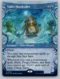 Valley Floodcaller (Showcase) Bloomburrow Regular - Image 1