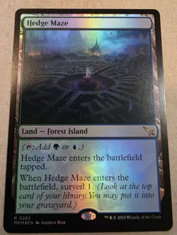 Hedge Maze - Murders at Karlov Manor Foil - Mtg - Image 1
