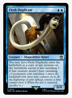 Flesh Duplicate (FOIL) | MTG Doctor WHO | cEDH Legacy Vintage Clone Staple | NM+ - Image 1
