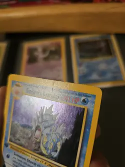 Pokemon TCG Giovannis Gyarados Gym Challenge 5/132 Holo 1st Edition Rare Damaged - Image 3