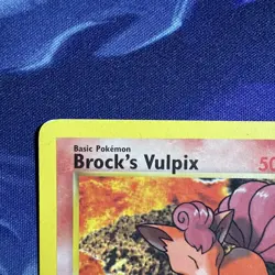 Pokemon TCG Brock’s Vulpix 37/132 Gold W Stamp Gym Challenge - Image 2