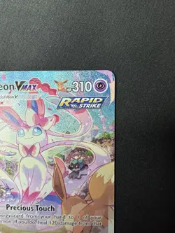 2021 Pokemon SWSH Evolving Skies Sylveon VMAX #212/203 - Image 2