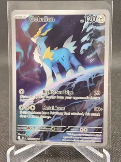 Pokemon TCG - Cobalion Illustration Rare Black Bolt 144/086 English - Image 1