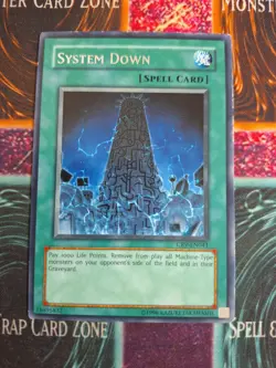 Yu-Gi-Oh! TCG System Down CRV-EN041 Rare Unlimited Lightly Played - Image 1