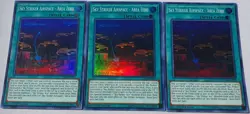 Yugioh 3x Sky Striker Airspace - Area Zero DASA-EN039 Super Rare 1st Ed Playset - Image 1