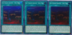 Yugioh 3x Sky Striker Airspace - Area Zero DASA-EN039 Super Rare 1st Ed Playset - Image 3