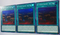 Yugioh 3x Sky Striker Airspace - Area Zero DASA-EN039 Super Rare 1st Ed Playset - Image 5